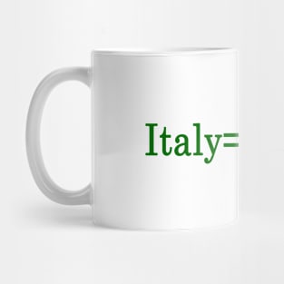 Italy=Heaven Mug